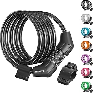 Titanker Self-Coiling Bike Lock