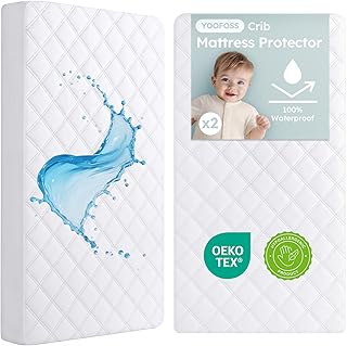 Yoofoss Waterproof Crib Protector
