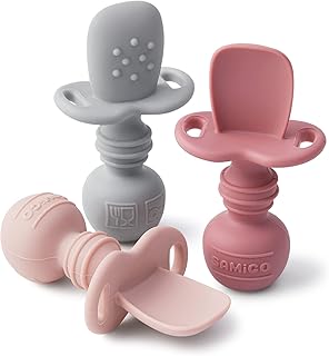 SAMiGO Silicone Baby Spoons
