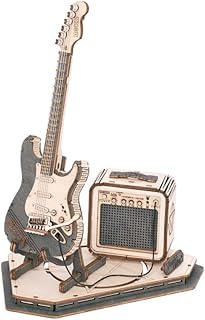 ROKR 3D Wooden Guitar Puzzle