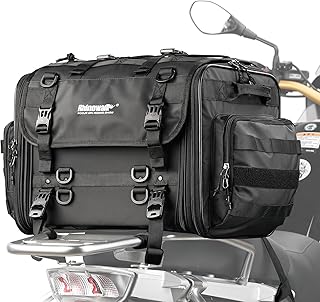 Rhinowalk Expandable Motorcycle Tail Bag
