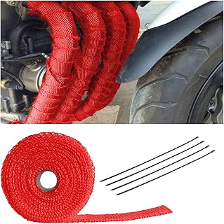 Titanium Motorcycle Exhaust Wrap