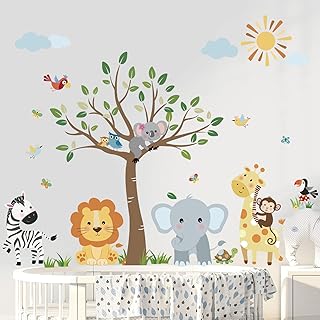 decalmile Forest Animals Wall Decals