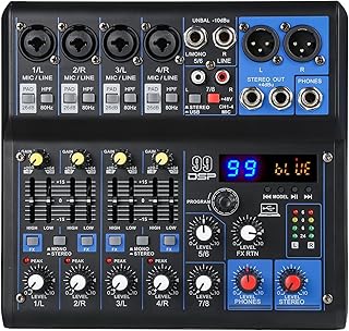 8-Channel Bluetooth DJ Mixer