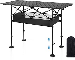 LET'S CAMP Adjustable Camping Table