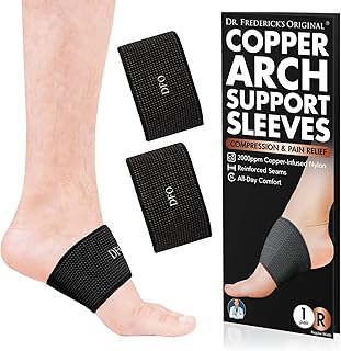 Copper Infused Arch Support Sleeves