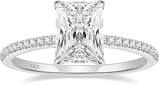EAMTI Sterling Silver CZ Ring