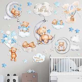 Highland Cow & Bear Wall Decals
