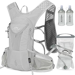 Hydration Pack Backpack, Lightweight Water Backpack with 2L Leakproof Hydration Bladder Daypack for Men Women,Running Hydration Vest for Outdoor Trail