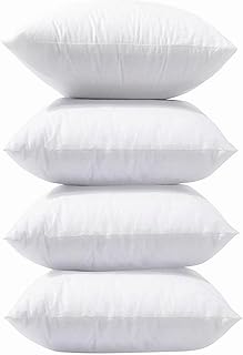 White Fluffy Pillow Inserts