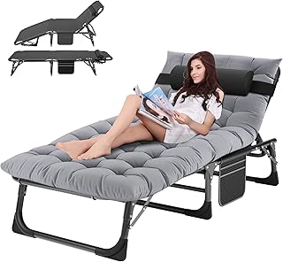 ABORON Padded Outdoor Lounge Chair
