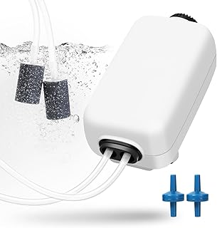 AQUANEAT Adjustable Aquarium Air Pump