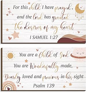 Yookeer Wood Nursery Wall Decor