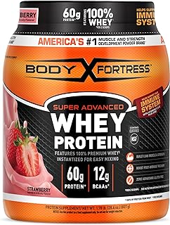 Body Fortress Whey Protein, Strawberry