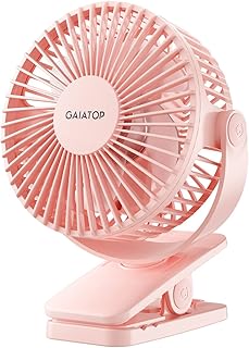 Gaiatop Portable Rechargeable Clip-On Fan
