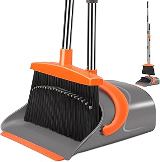 Long-Handle Broom Dustpan Combo