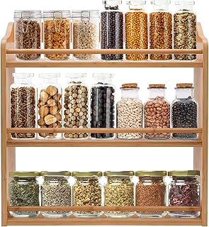 3-Tier Bamboo Spice Organizer