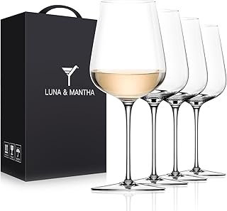 Luna & Mantha Crystal Wine Glasses