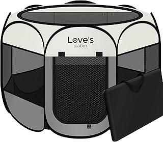 Love's Cabin Portable Pet Playpen