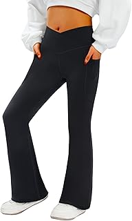 COPYLEAF High Waist Flared Leggings
