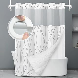 Striped Shower Curtain Set