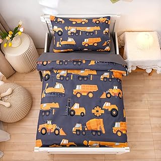 Construction-Themed Toddler Bedding Set