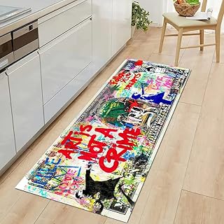 Graffiti Inspiring Runner Rug