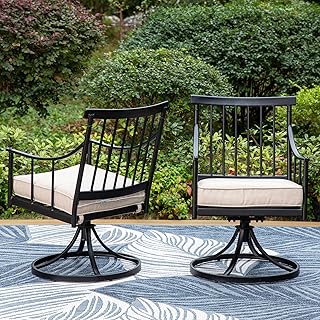 Sophia & William Swivel Patio Chairs