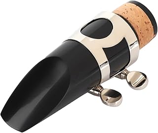 Clarinet Mouthpiece Kit,Standard Mouthpiece Set with Plastic Cap Ligature and Mouthpiece for Clarinet Use Replacement Supply