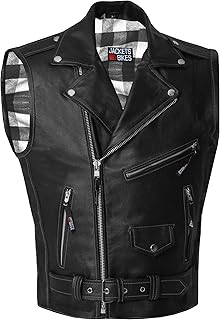 Buffalo Leather Motorcycle Vest