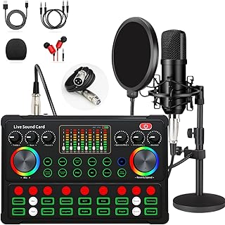 Podcast Equipment XLR Microphone Bundle