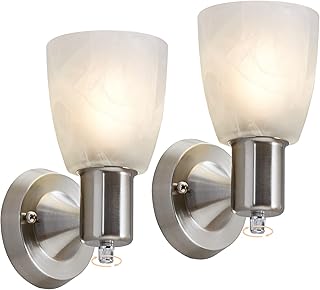 Brushed Nickel Bathroom Sconces