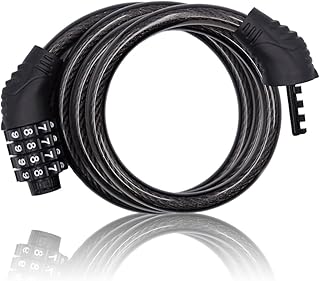 4-Digit Combo Bike Lock Cable