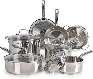 T-fal 11-Piece Stainless Steel Cookware
