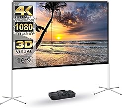 Outdoor 4K Portable Projector Screen