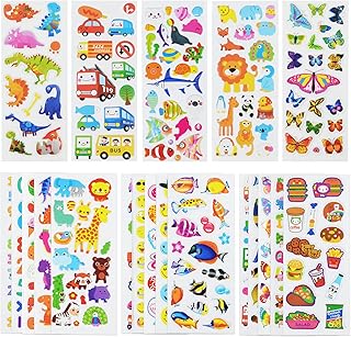 3D Puffy Sticker Bundle for Kids