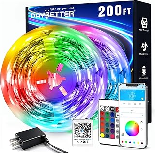 DAYBETTER LED Strip Lights 200ft