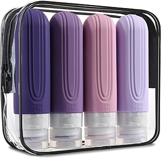 TSA-Approved Silicone Travel Bottles