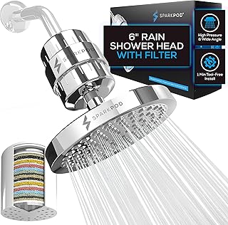 SparkPod Luxury Filtered Showerhead Set