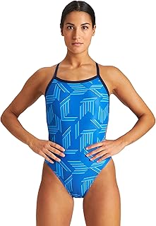 Arena Puzzled Print Swimsuit