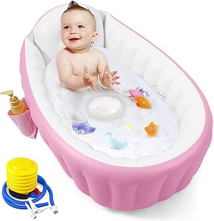 PandaEar Inflatable Portable Baby Bathtub