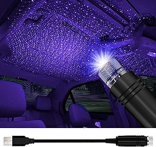 Star Projector Night Light, Car Accessories for Women and Men, Romantic Car Led Lights Interior, Adjustable Interior Car Lights, Roof, Bedroom, Decor, Room Decor, Home Decor, Plug and Play