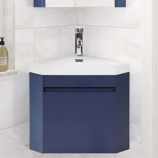 Wonline Corner Bathroom Vanity Combo
