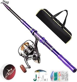 Carbon Telescopic Fishing Combo