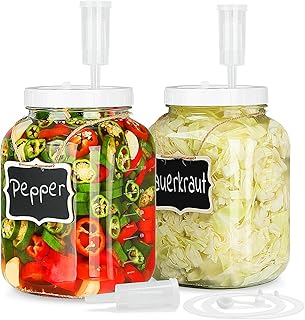 Large Fermentation Glass Jars Pack