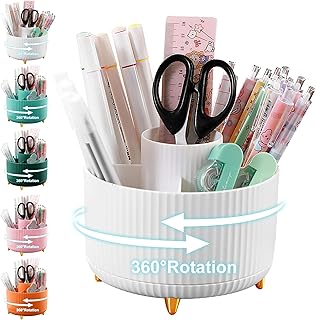 Rotating Desk Stationery Organizer