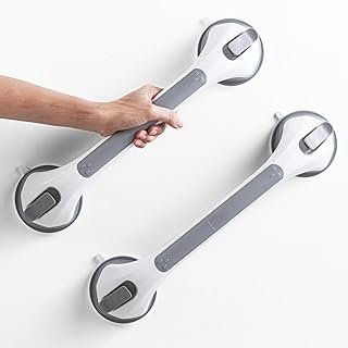 LEVERLOC Suction Shower Grab Bars