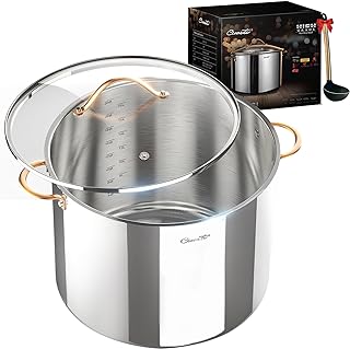 20 Quart 3-Ply Stainless Stockpot