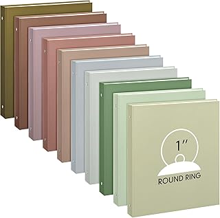 Ctosree Colored 3-Ring Binders