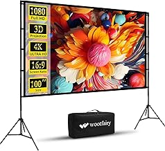 Wootfairy 100 inch Portable Projector Screen
